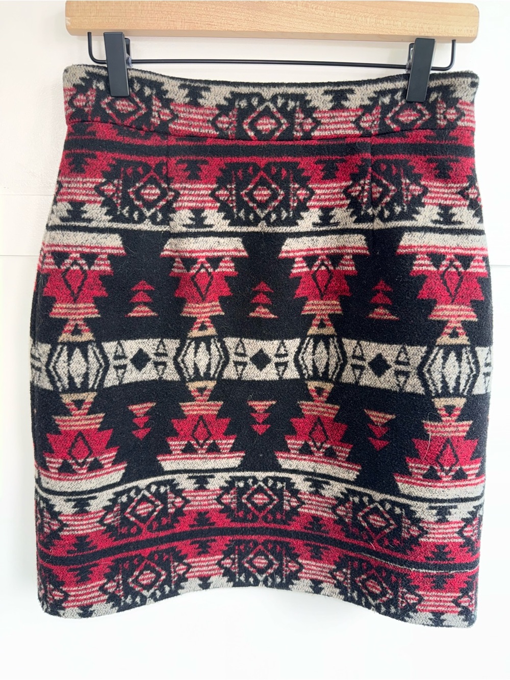 Anthropologie James Coviello Pencil Skirt Aztec Southwest Festival Tribal Small